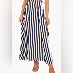 Petal and Pup maxi stripe skirt